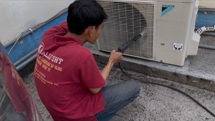 Service AC Cengkareng promo cuci AC 55 ribu