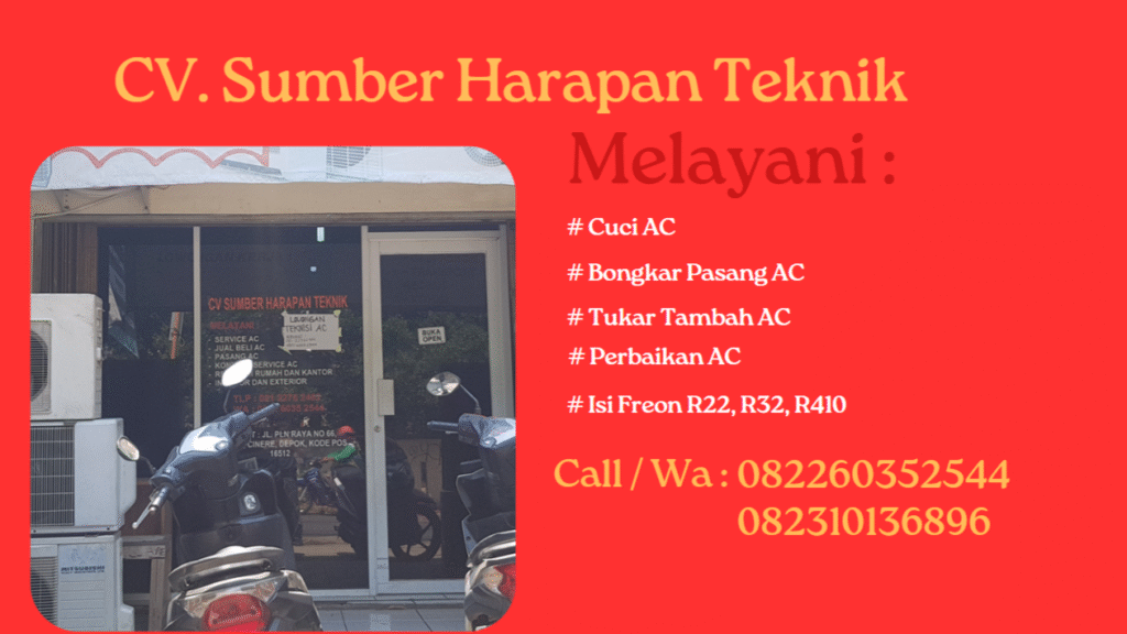 Tempat Layanan Service AC Jabodetabek